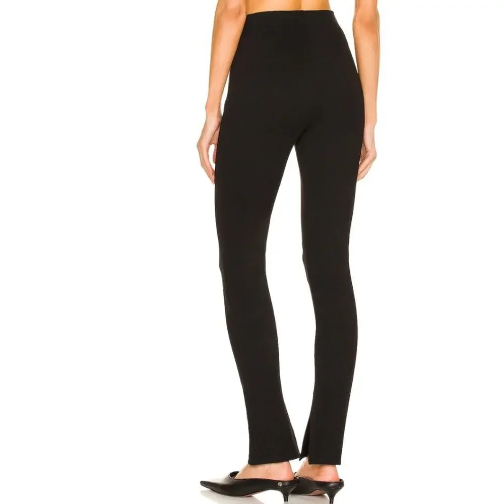 Michael Costello x Revolve Savannah Split Hem Trouser in Black NWOT Size… - Picture 2 of 3